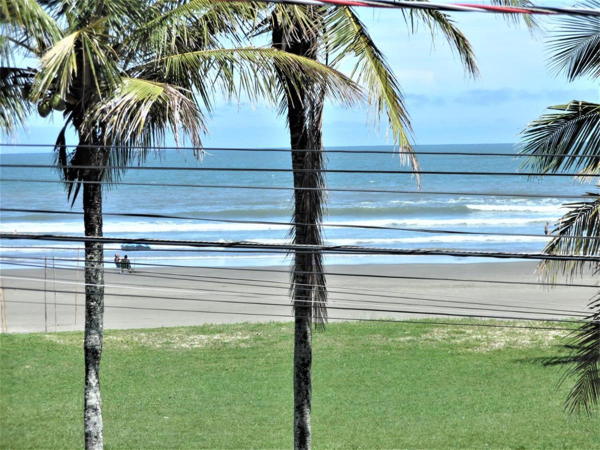 Apto Aluguel Na Temporada Pe Na Areia Peruibe Sp Kültér fotó