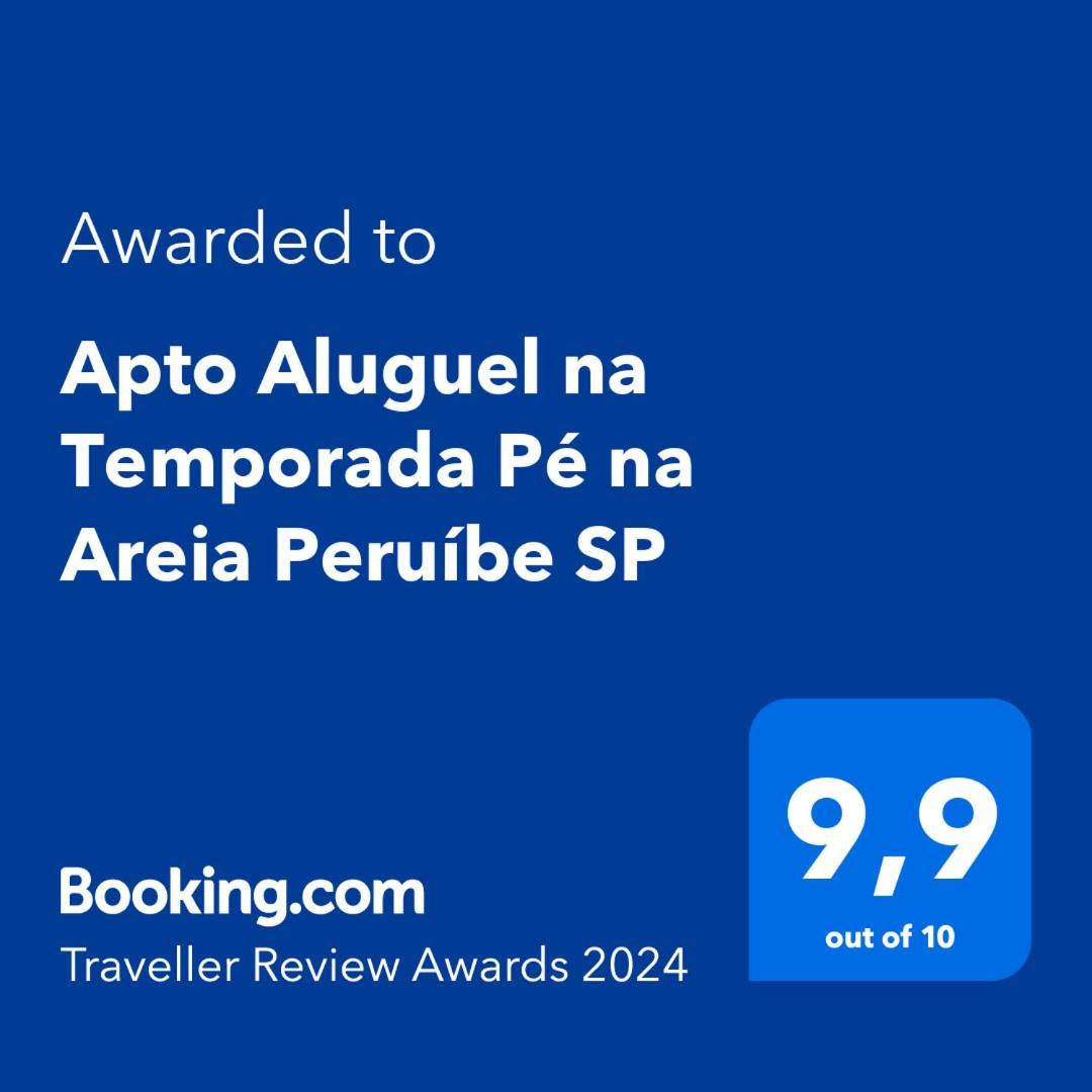 Apto Aluguel Na Temporada Pe Na Areia Peruibe Sp Kültér fotó